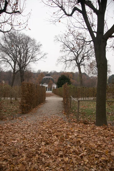 Belvedere park w pobliżu palace — Zdjęcie stockowe
