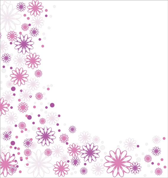 Flower background, vector — Stock Vector