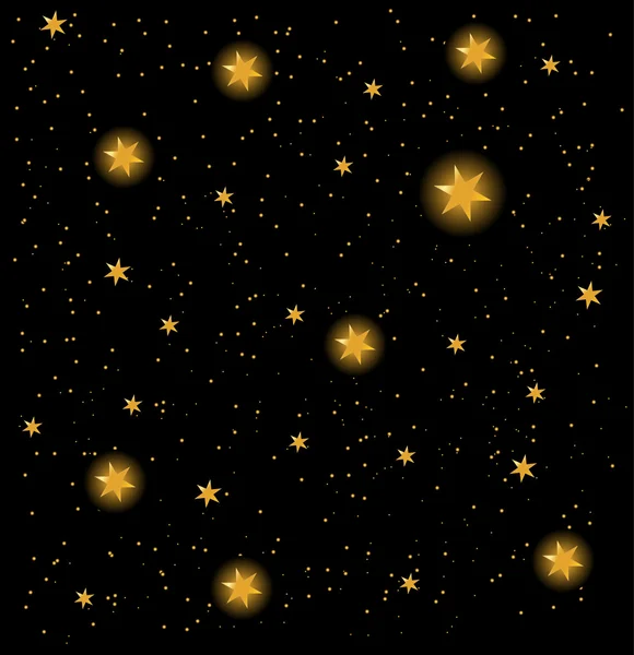 Nachthimmel Hintergrund, Vektor — Stockvektor