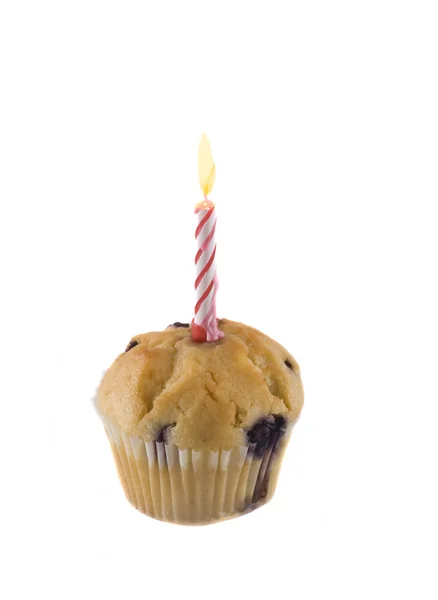 Primer pastel de cumpleaños —  Fotos de Stock
