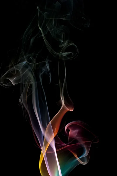 Abstraktní kouřové barvy — Stock fotografie