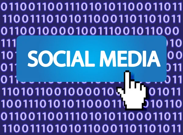 Soziale Medien — Stockvektor