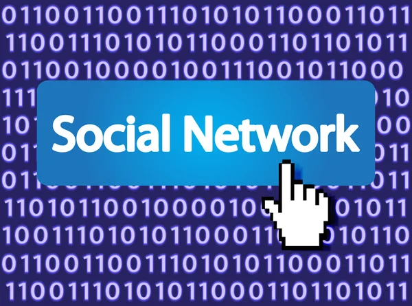 Rede Social — Vetor de Stock