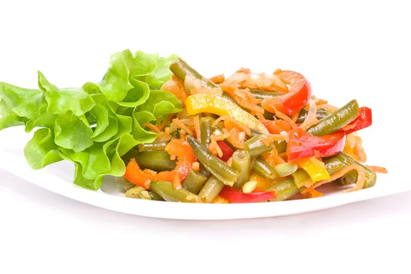 Салат з гурікотом та овочами — стокове фото