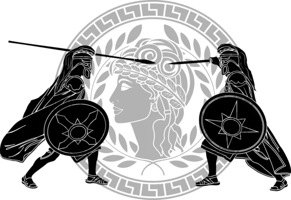 Guerra di Troia — Vettoriale Stock