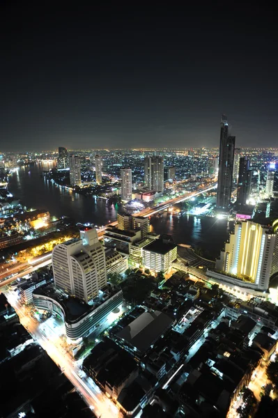 Bangkok di malam hari — Stok Foto