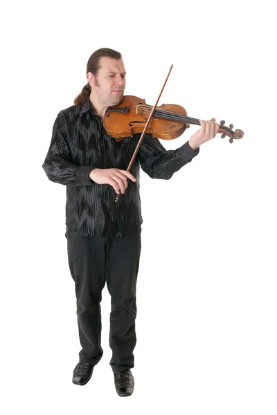 Музыкант играет на альте — стоковое фото