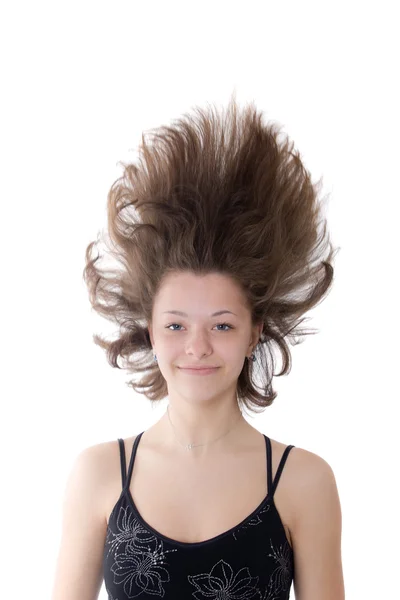 Cheerful hairdress — Stock Photo, Image