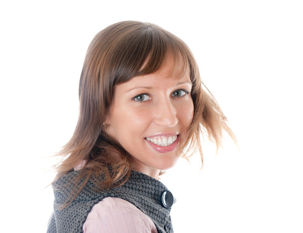 Portrait of the smiling girl