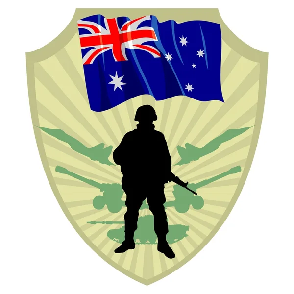 Ejército de Australia — Archivo Imágenes Vectoriales