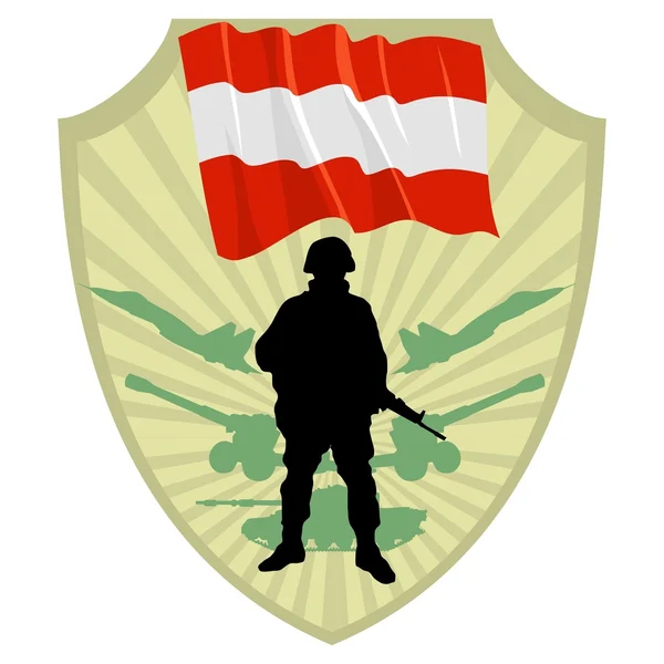 Avusturya ordusu — Stok Vektör