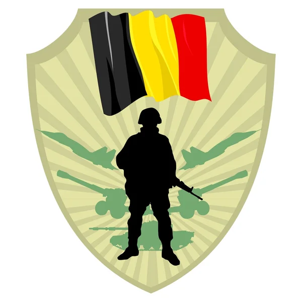 Armia Belgia — Wektor stockowy
