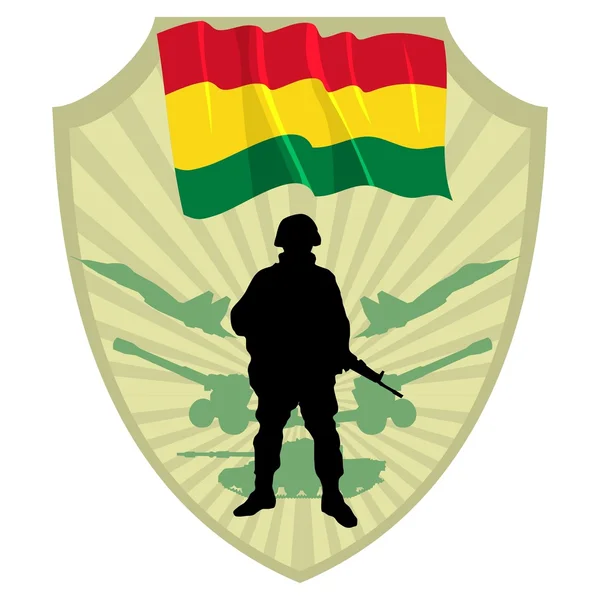 Bolivya ordusu — Stok Vektör