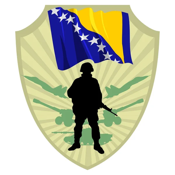 Leger van Bosnië en Herzegovina — Stockvector