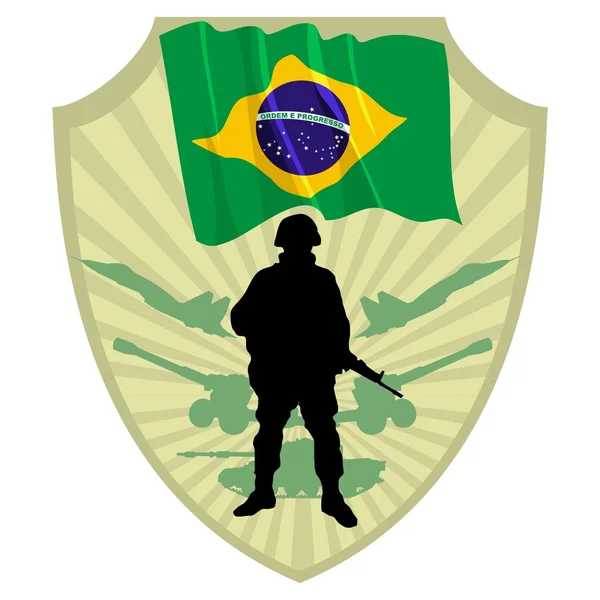 Ejército de Brasil — Archivo Imágenes Vectoriales