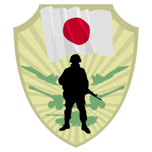 Army of Japan — Stock Vector