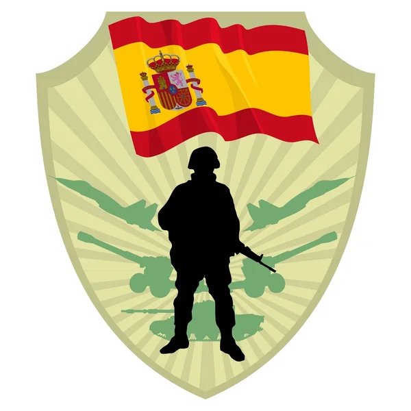 Spaniens Armee — Stockvektor