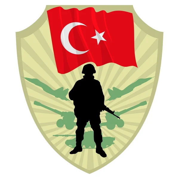 Exército da Turquia — Vetor de Stock