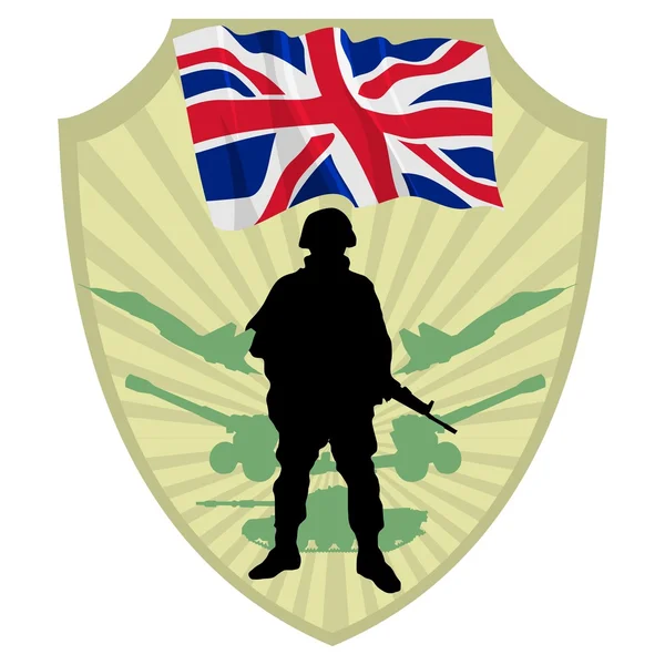 イギリス陸軍 — ストックベクタ