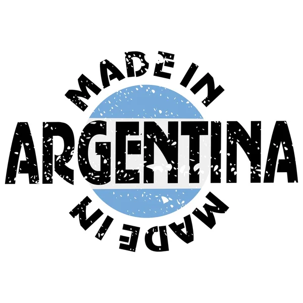 Etiqueta vectorial Made in Argentina — Vector de stock