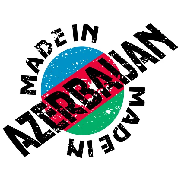 Etiqueta vetorial Made in Azerbaijão — Vetor de Stock