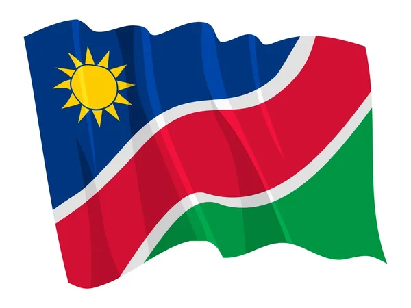 Bandeira política da Namíbia —  Vetores de Stock