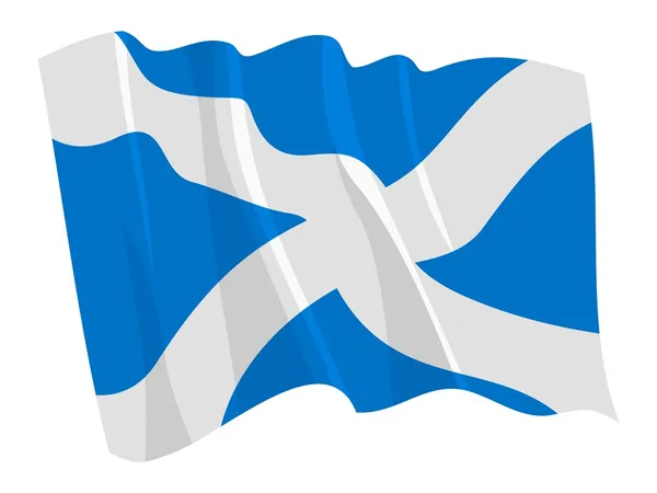 Skócia politikai zászlója — Stock Vector