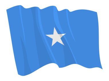 Somali siyasi dalgalanan bayrak