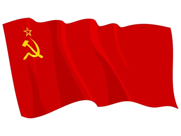 Politická vlajka SSSR — Stockový vektor