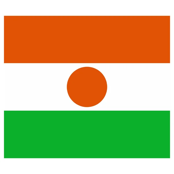 Vektör çizim Nijer Cumhuriyeti bayrağı — Stok Vektör