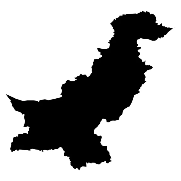 Ilustración vectorial de mapas de Pakistán — Vector de stock