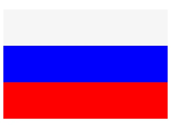 Vektorillustration der Flagge Russlands — Stockvektor