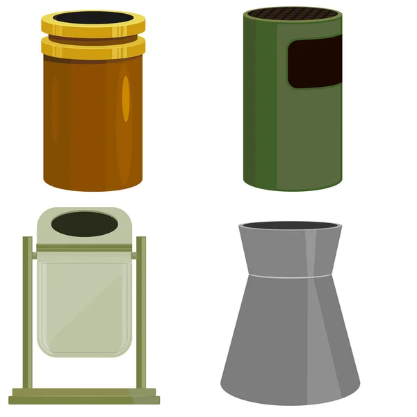 Корзина для переработки отходов — стоковый вектор