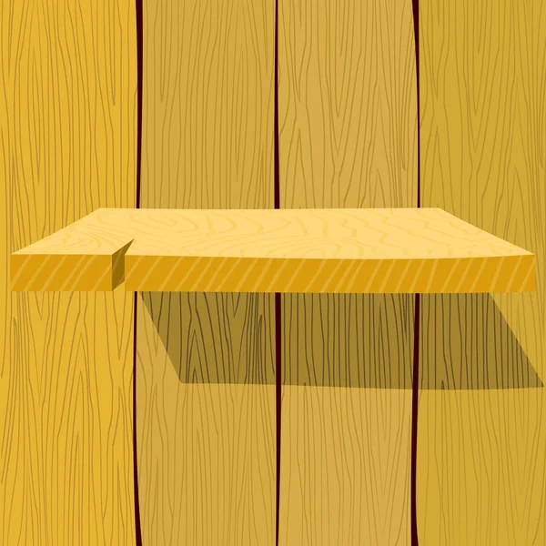 Étagère en bois. PSE10 — Image vectorielle