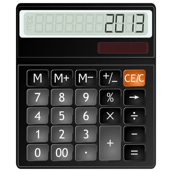 stock vector Vector illustration of a calculator