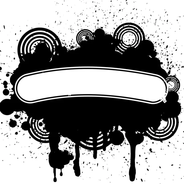 Diseño vectorial de tatuaje grunge abstracto — Vector de stock
