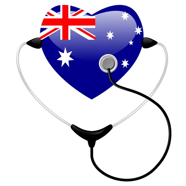 Medicína Austrálie — Stockový vektor