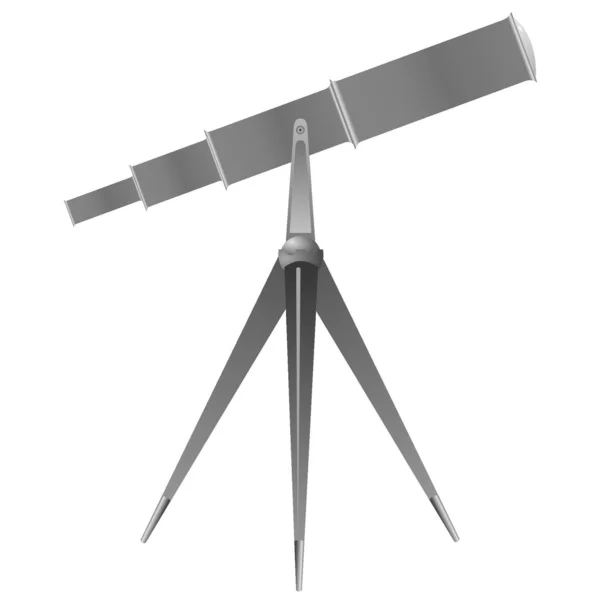 Vectorillustratie van een telescoop — Stockvector