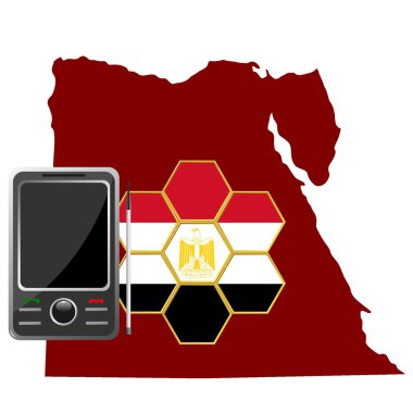 Mobile Communications Egypt clipart