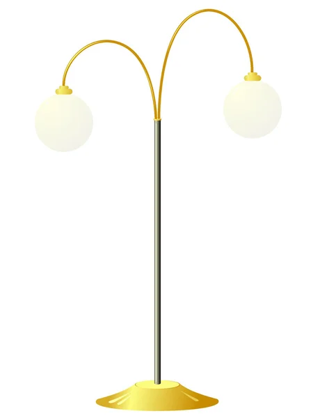 Lampe de plancher — Image vectorielle