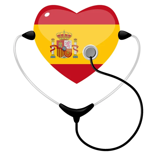 Medicina Espanha —  Vetores de Stock