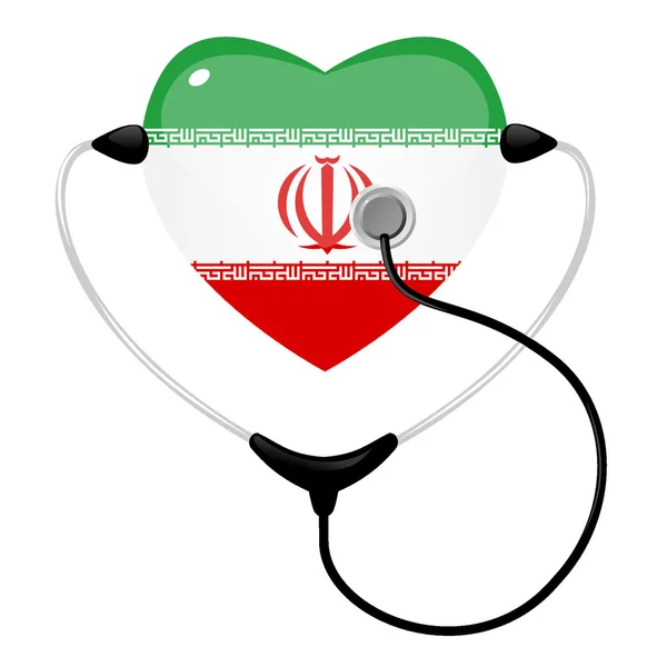 Medicina Iran — Vettoriale Stock