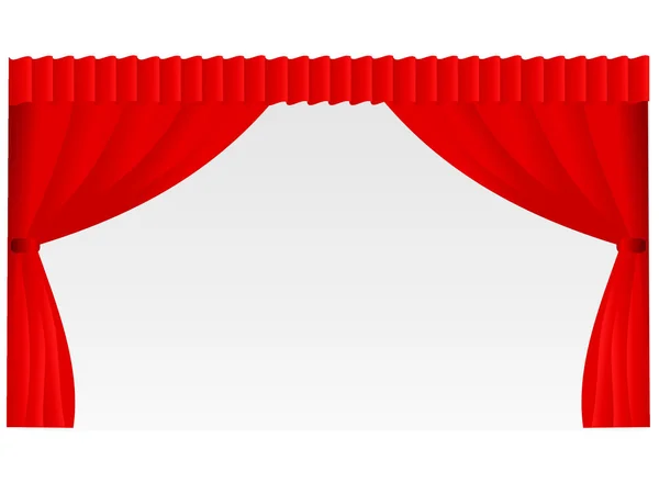 Theater curtain — Stock Vector