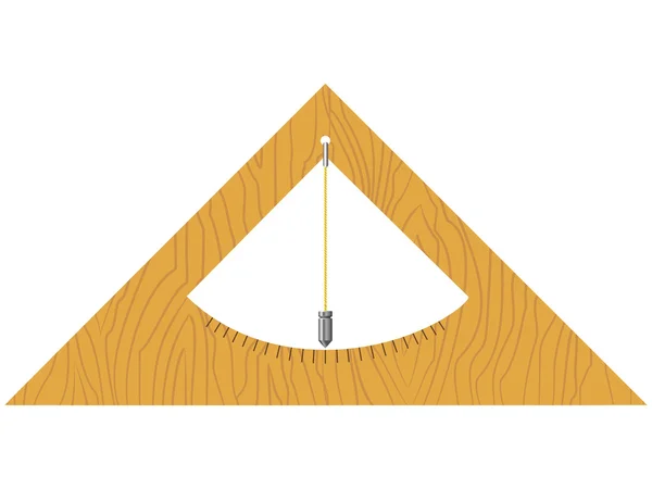 Векторное изображение уровня деревянного строителя — стоковый вектор