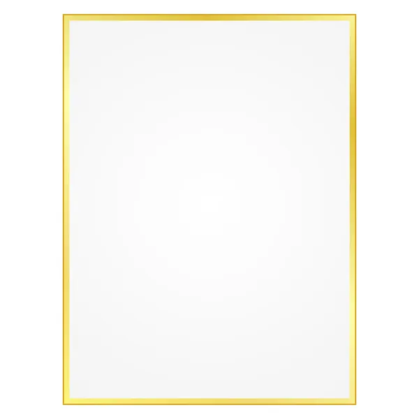 stock vector Sheet of paper with gilt edges