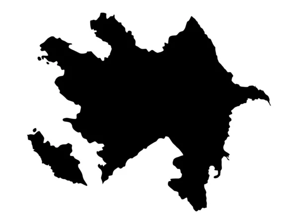 Vector ilustración de mapas de Azerbaiyán — Vector de stock