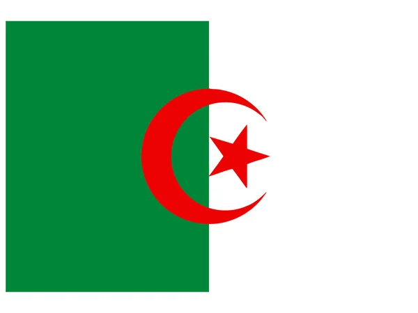 Vektorillustration der Flagge von Algerien — Stockvektor