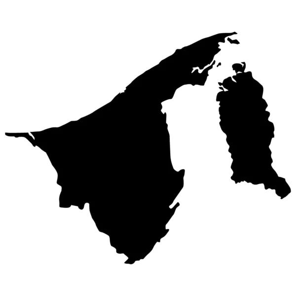 Illustration vectorielle des cartes du Brunei — Image vectorielle