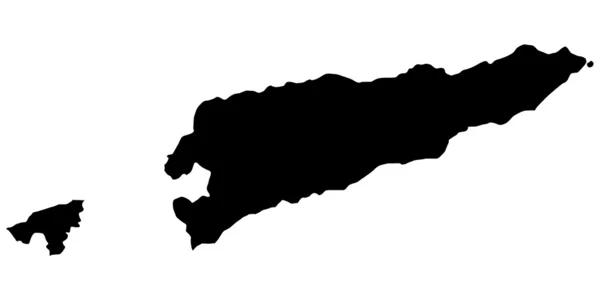 Ilustración vectorial de mapas de Timor Oriental — Vector de stock