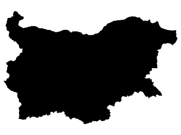 保加利亚地图矢量插画 — 图库矢量图片